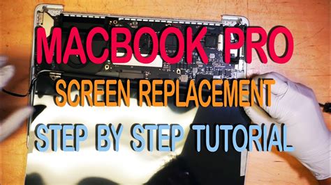 Macbook Pro 13" 2015 Screen Replacement - Step by step tutorial - YouTube