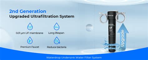 Waterdrop Ua Uf M Ultra Filtration Under Sink Water Filter For