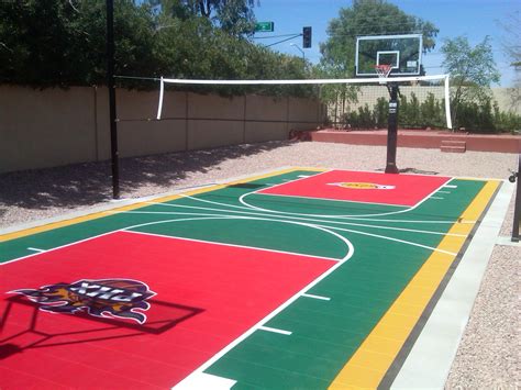sport court in backyard 1