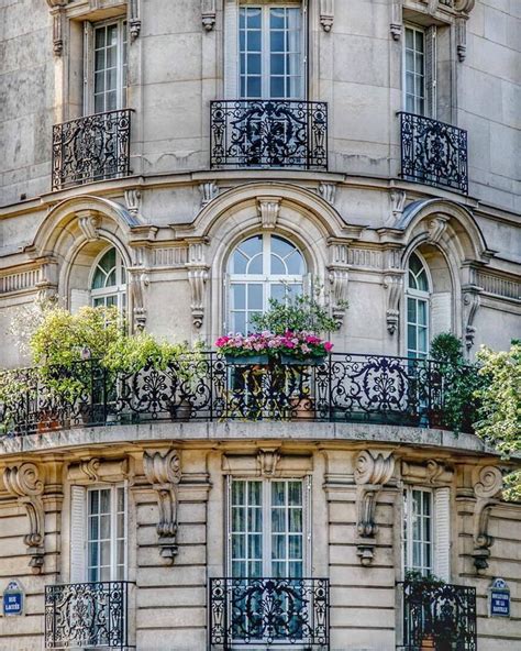 A Whimsical Romance ♛ Paris Buildings Townhouse Exterior French Architecture