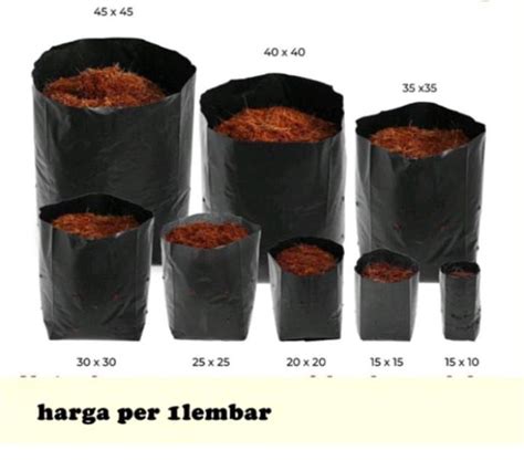 PLASTIK POLYBAG TANAMAN BERAT 1 KG