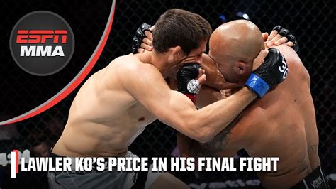 Robbie Lawler Ends His Career With 1st Round KO Of Niko Price At UFC