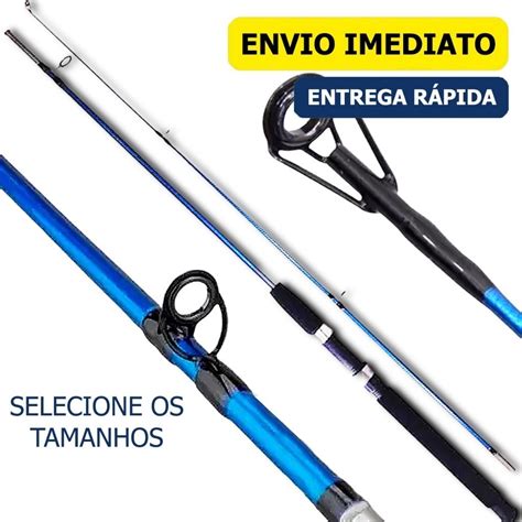 Vara De Pesca Duas Partes P Molinete Fibra Vidro Pesca F Cil A O Lenta