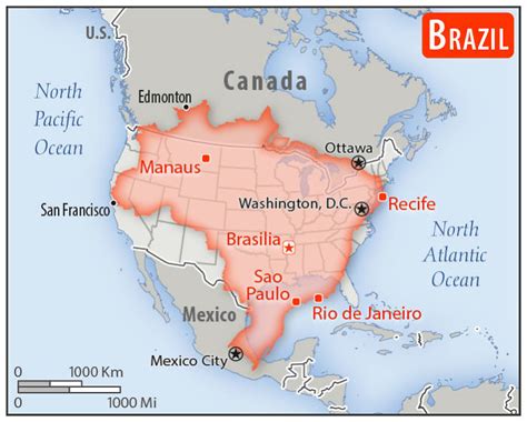compared  sizes   countries  usa   real scale