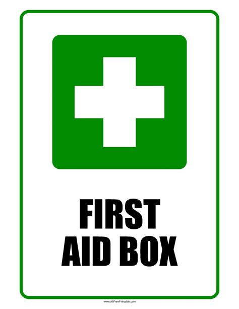 Free Printable First Aiders Sign Template | Template Samples