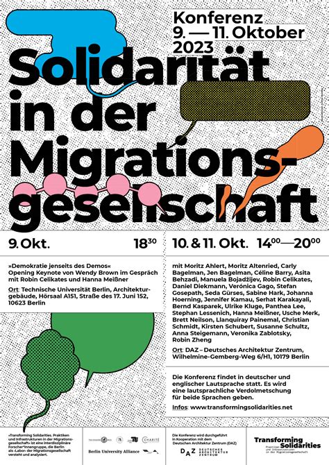 Internationale Konferenz Solidarität in der Migrationsgesellschaft