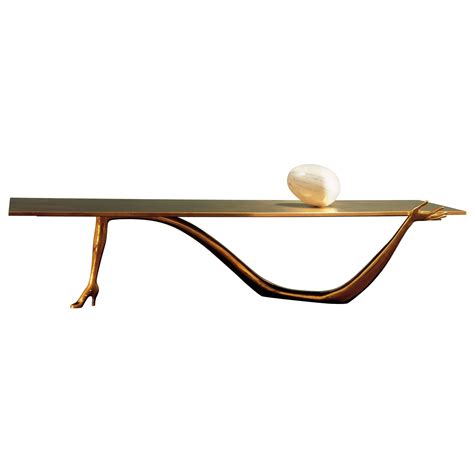 Salvador Dali Leda Low Table Sculpture For Sale At 1stdibs Salvador Dali Table Dali Coffee Table