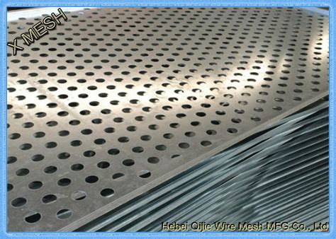 Thick Square Hole Perforated Sheet Metal Hot Dipped Galvanized Mm