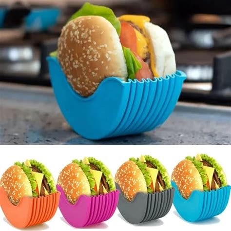 Amazon Pcs Retractable Hamburger Holders Hamburger Fixed Box