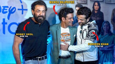 When Three Legend Actor Meets Together Manoj Bajpayee Bobby Deol Fardeen Khan Youtube