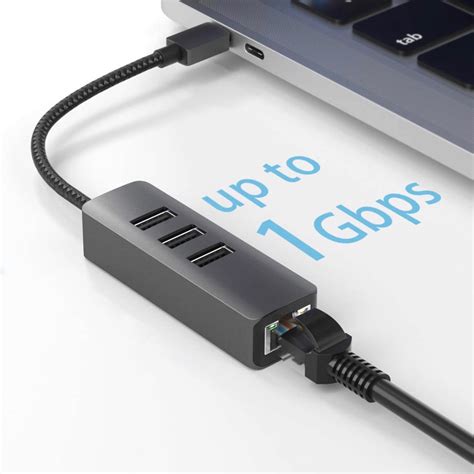 Adaptateur 4 En 1 Usb C Vers 3 X Usb 30 Et Ethernet Rj45 Microsoft