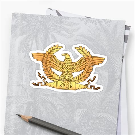 "Roman Ancient Eagle" Stickers by AtlanteanArts | Redbubble