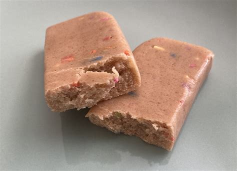 Review Sprinkle Sugar Cookie Dough Bar From Whoa Dough The Gluten Guide