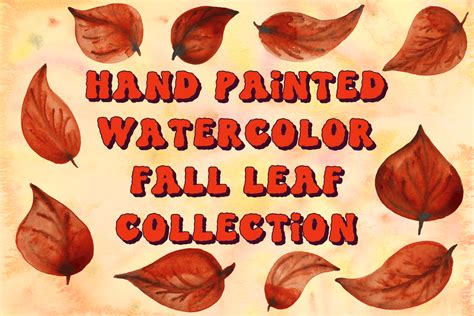 Hand Painted Fall Leaf HD Watercolors Graphic by Jynn Does Art ...