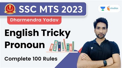 English Tricky Pronoun For SSC MTS Complete 100 Rules Dharmendra