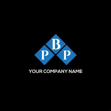 Bpp Letter Logo Design On Black Background Bpp Creative Initials