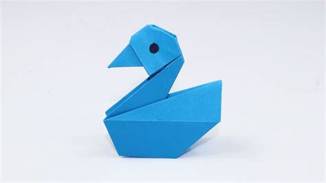 How To Make A Paper Duck Origami Duck Origami Easy Paper Crafts Origami