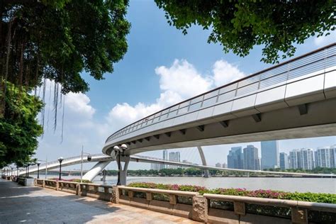 Premium Photo Guangzhou Pearl River Haixin Bridge Closeup