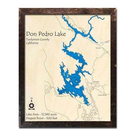 Lake Don Pedro Don Pedro Lake Campsite Map Hiking Camp