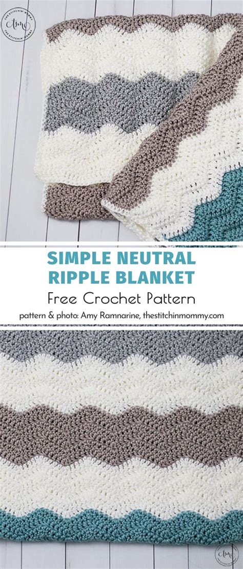 Elegant Ripple Stitch Blanket, Free Crochet Patterns - Your Crochet