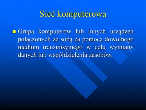 Sie Komputerowa Rodzaje Sieci Ppt Pobierz