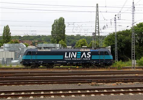 Von Lineas Rangiert In Aachen West Aufgenommen Vom Bahnsteig