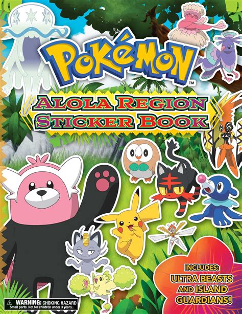 Pokémon Alola Region Sticker Book Book by The Pokemon Company