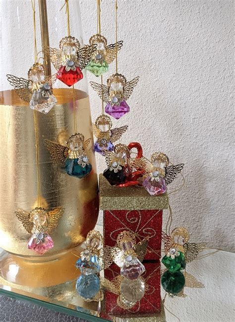 Angel Ornaments Christmas Handmade, Christmas Tree Gift Holiday Hanging ...