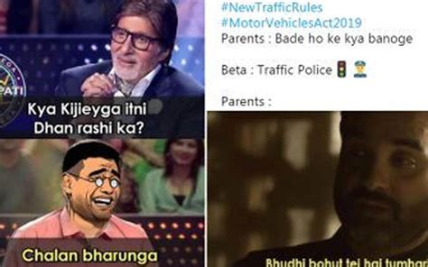 Funny Memesjokes On Newtrafficrules Flood Twitter