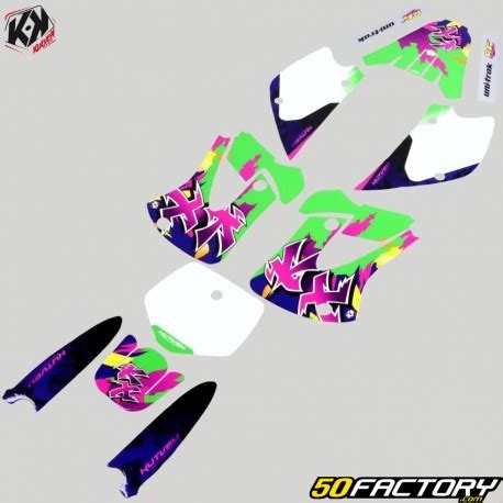 Kit D Co Kawasaki Kx Kutvek Cross Memories Vert