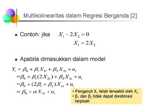 Ekonometrika Pertemuan Analisis Regresi Berganda Dosen Pengampu