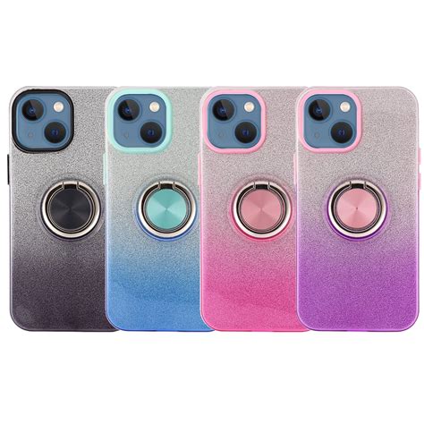 Comprar Funda Silicona Brillante Iphone Con Im N Y Soporte De