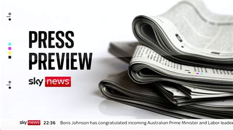 Press Preview Sundays Front Pages News Uk Video News Sky News