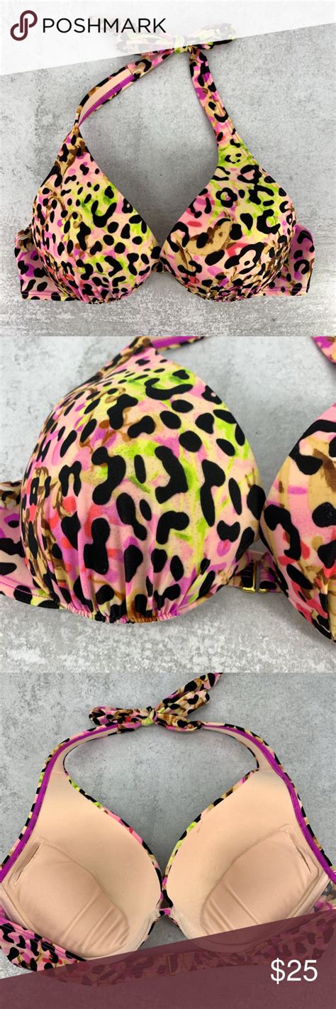 Victoria S Secret Neon Leopard Bikini Bikinis Leopard Bikini Fashion