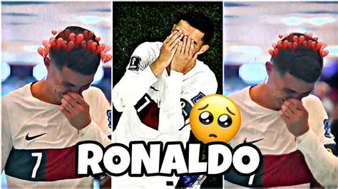 Cristiano Ronaldo Crying After Portugal Lose Fifa Wc 2022🥺💔 Cristiano