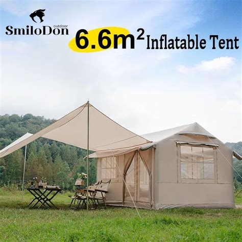 Smilodon Grande Barraca Camping Air D Oxford Casa Tendas Prova De