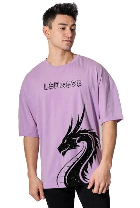 Buy Leotude Oversized Cottonblend Half Sleeve T Shirt For Men S Online