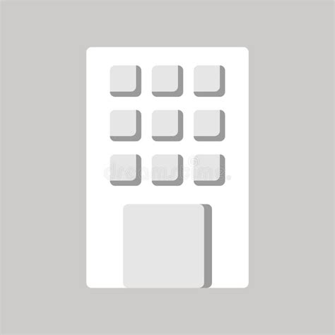 Office Building in Flat Style Design Icon Vector Stock Vector ...