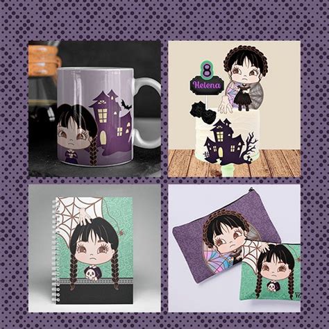 Kit Digital Wandinha Addams Elo Produtos Especiais