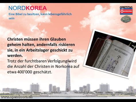 NORDKOREA Aufruf Zum Gebet Am 15 April Feiert Norkorea Den 100