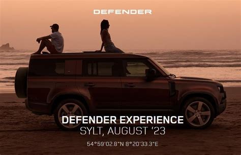 Langzeit Event Land Rover L Dt Zur Defender Experience Nach Sylt