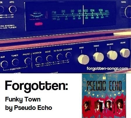 Funky Town by Pseudo Echo - Unfairly Forgotten Songs