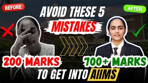 5 Mistakes You Should Avoid As A NEET Aspirants NEET 2024 YouTube