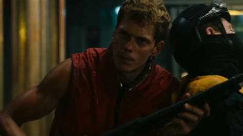 Boy Kills World Bill Skarsg Rd Engages In A Gun Fight In New Clip