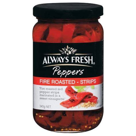 Always Fresh Capsicum Fire Roasted Pepper Strips Ratings Mouths Of Mums