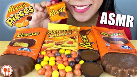 Asmr Reeses Pieces Chocolate Ice Cream Party 초콜릿 아이스크림 리얼사운드 먹방