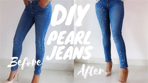 Easy Diy Pearl Jeans 19 Youtube