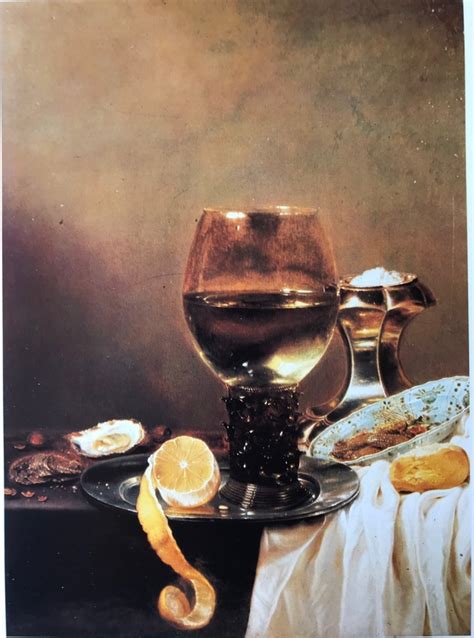 Still Life With Roemer Salt Cellar Shrimp And Lemon Jan Jansz Van