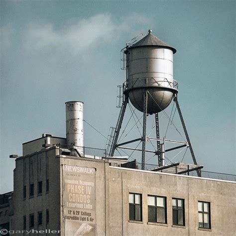 New York Water Towers 10 Industrial, Color Photograph, Urban Art ...