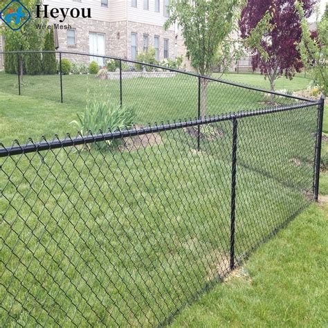 Pvc Coated Chain Link Fence Woven Wire Mesh Diamond Security Fencing